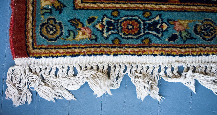 روش اول شرایط پهن کردن فرش